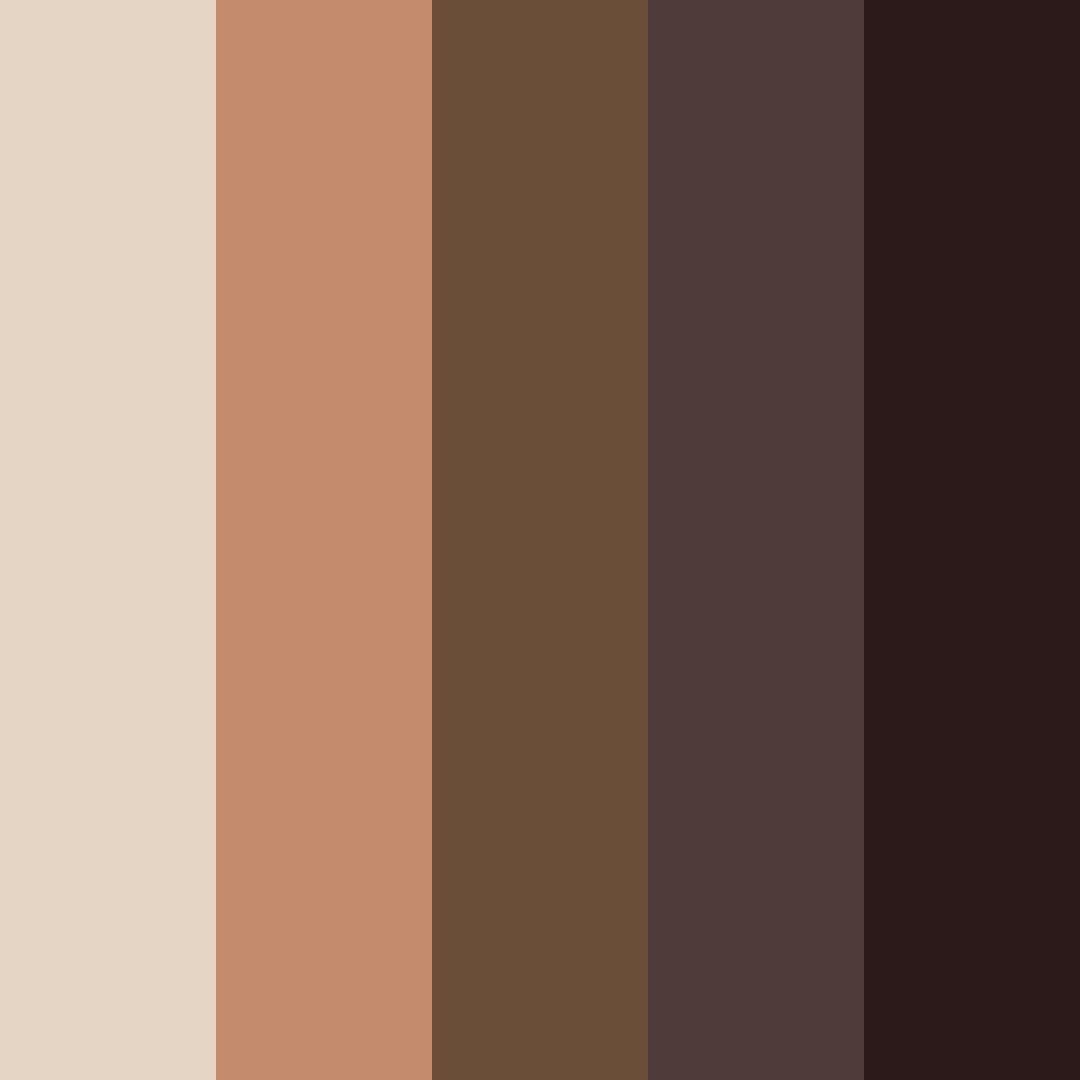 Download velvet roast symphony color palette PNG image (square)