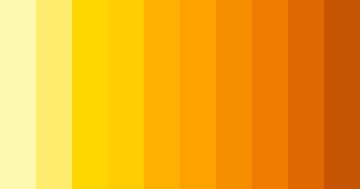 Download bright yellow color palette PNG image (landscape)