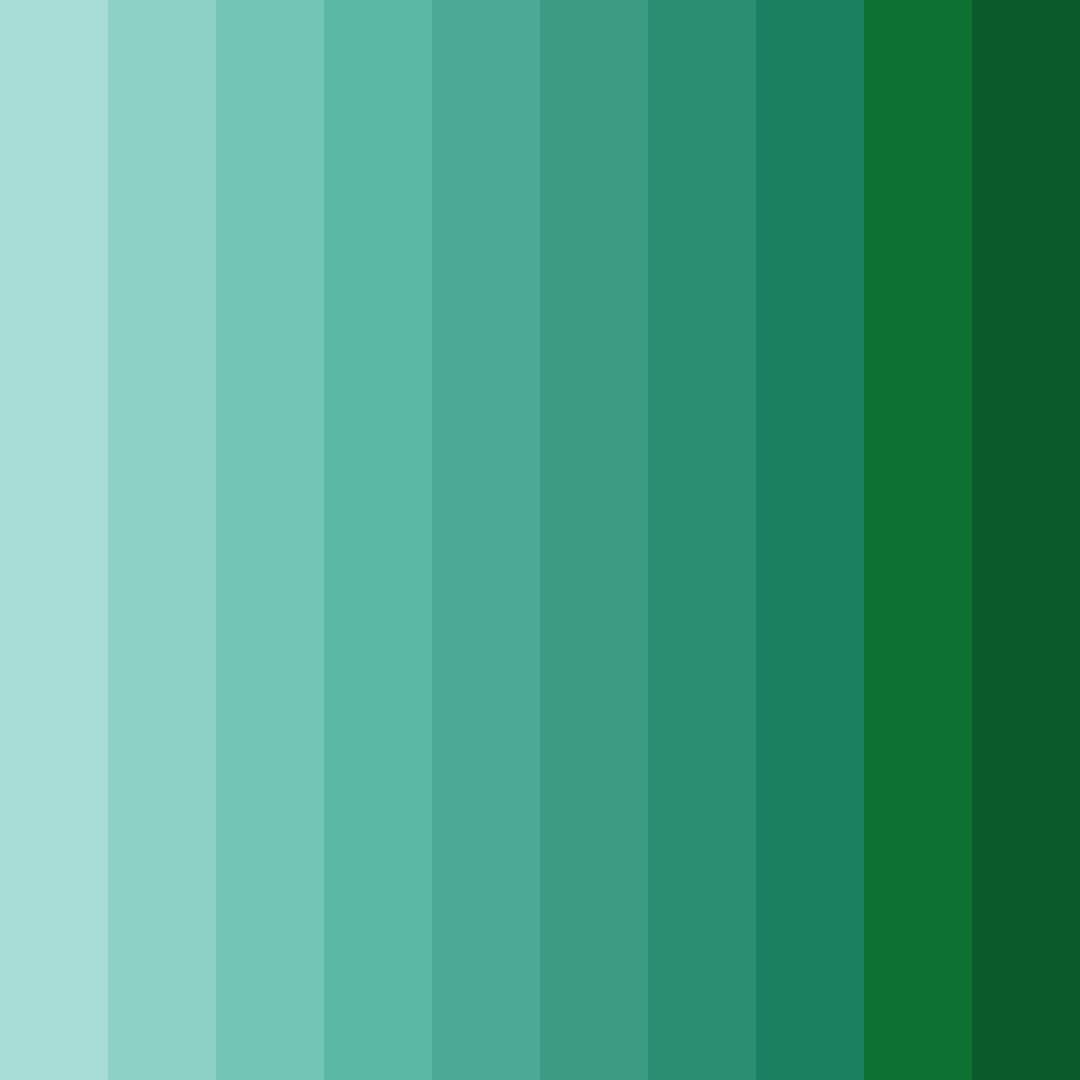 Download teal beach color palette PNG image (square)