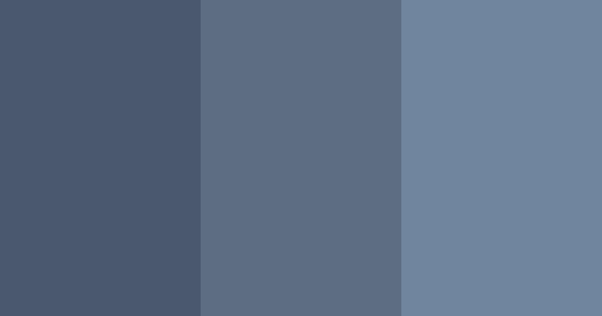 Download blue shades color palette PNG image (landscape)