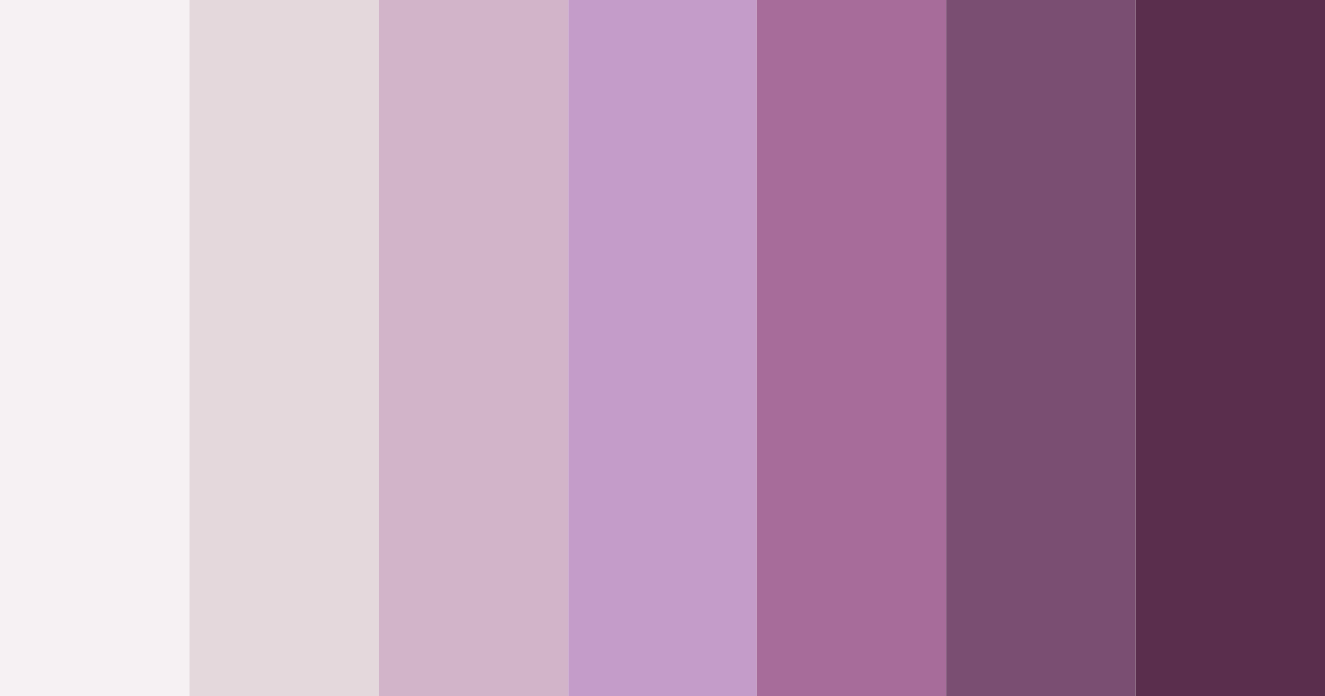 Download shades of pink color palette PNG image (landscape)