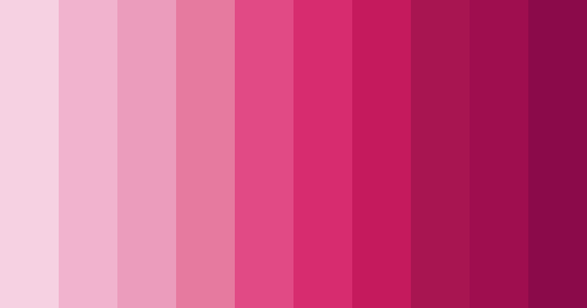 Download pink cat color palette PNG image (landscape)
