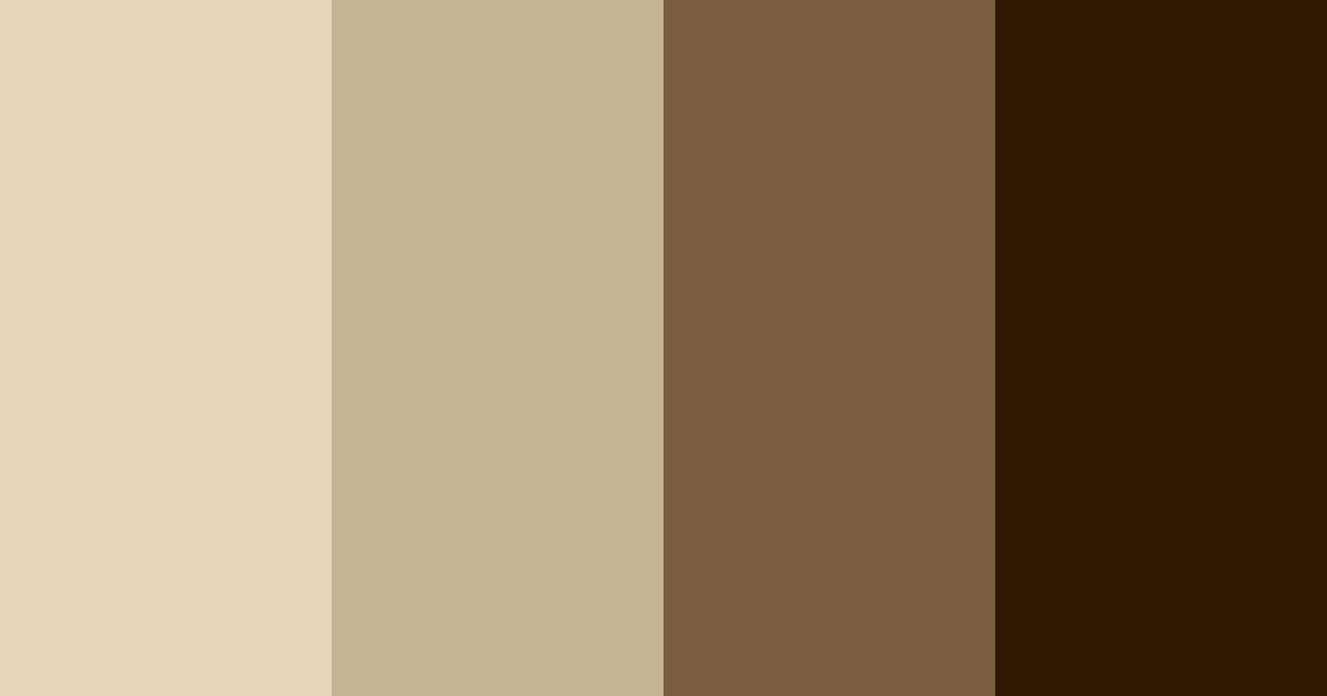 Download dark brown color palette PNG image (landscape)
