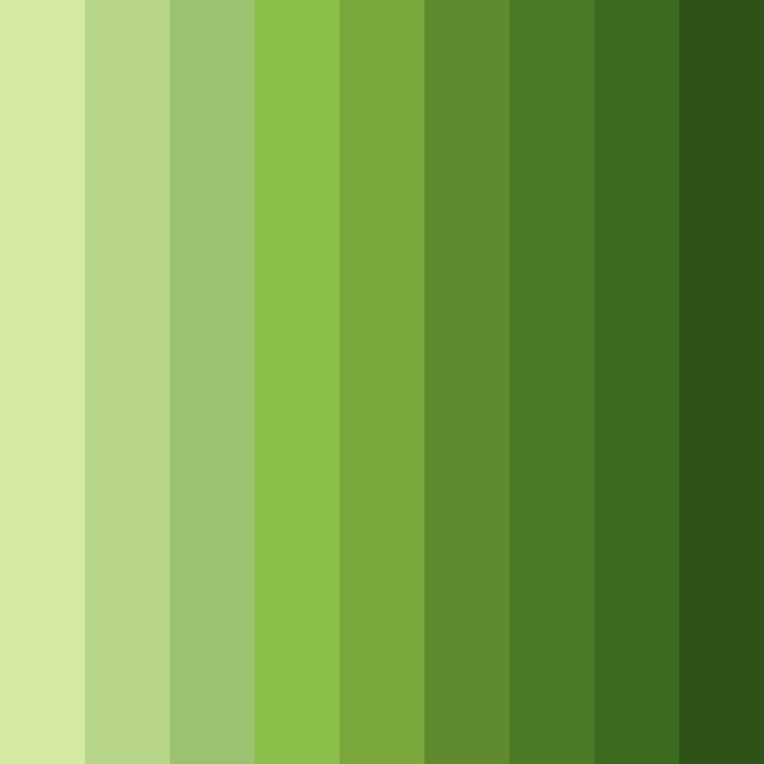 Download yellowish green serenity color palette PNG image (square)
