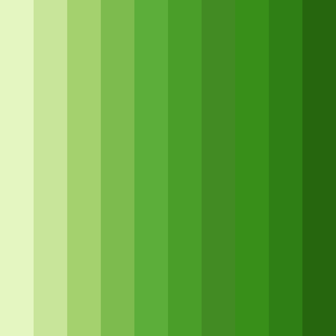 Download shades of green pear color palette PNG image (square)
