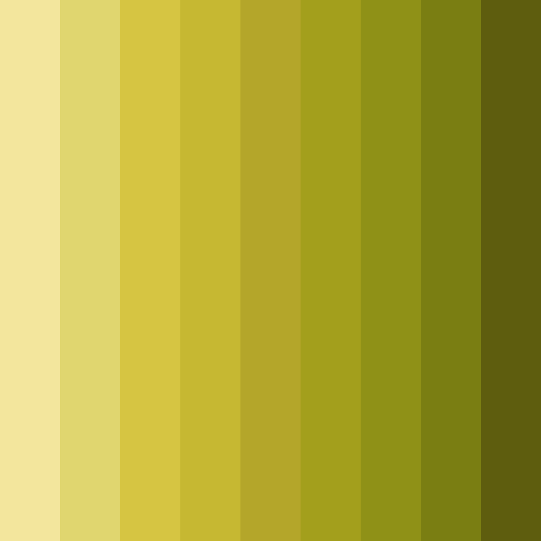 Download yellow pear color palette PNG image (square)