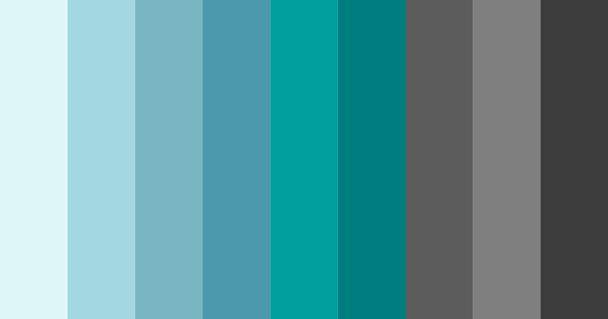 Download aqua and gray serenity color palette PNG image (landscape)