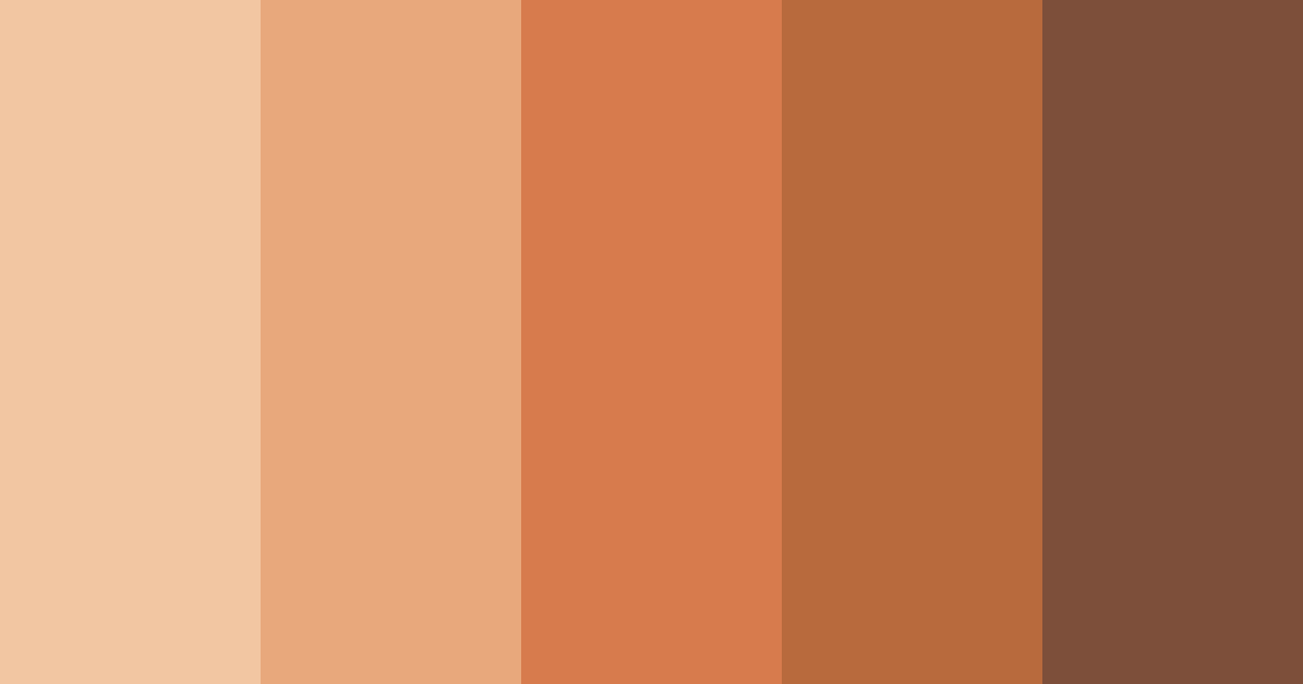 Download whispering maple color palette PNG image (landscape)