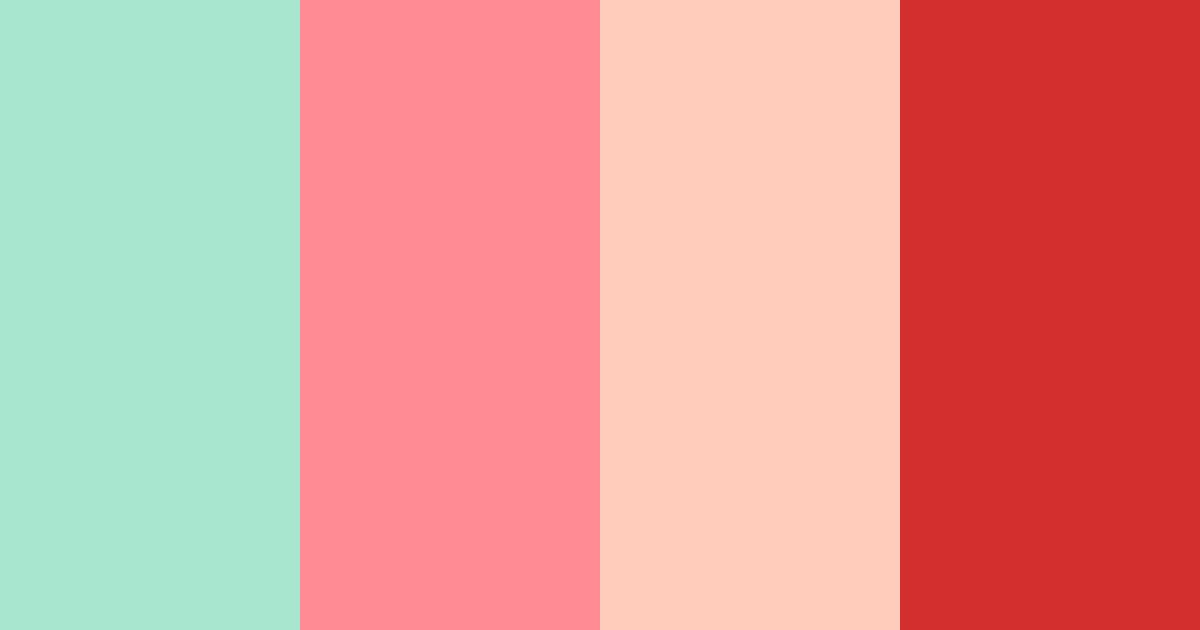Download blushing forest color palette PNG image (landscape)