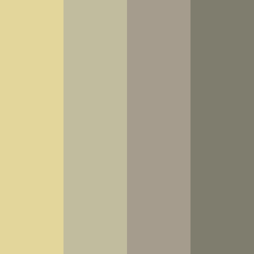 Download yellow gray color palette PNG image (square)