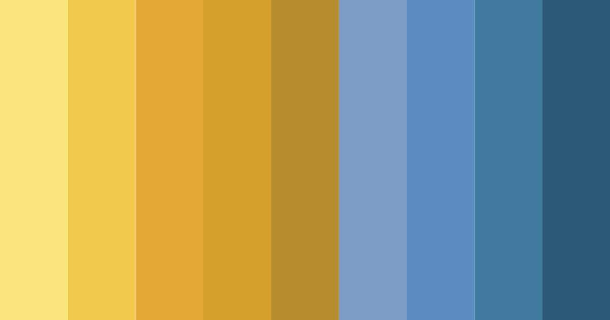 Download yellow blue breeze color palette PNG image (landscape)