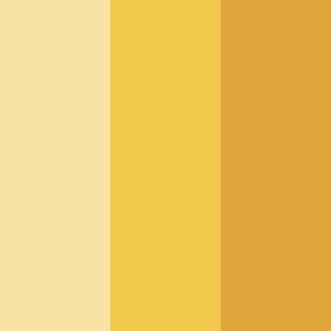 Download golden serenade color palette PNG image (square)