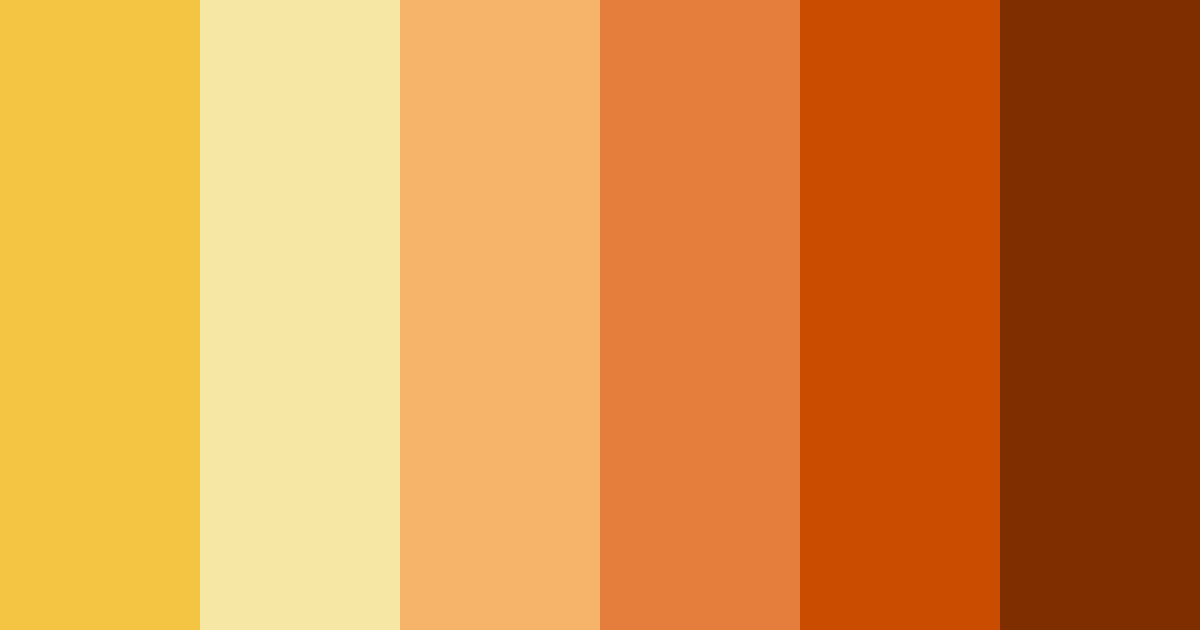 Download orange sunrise color palette PNG image (landscape)