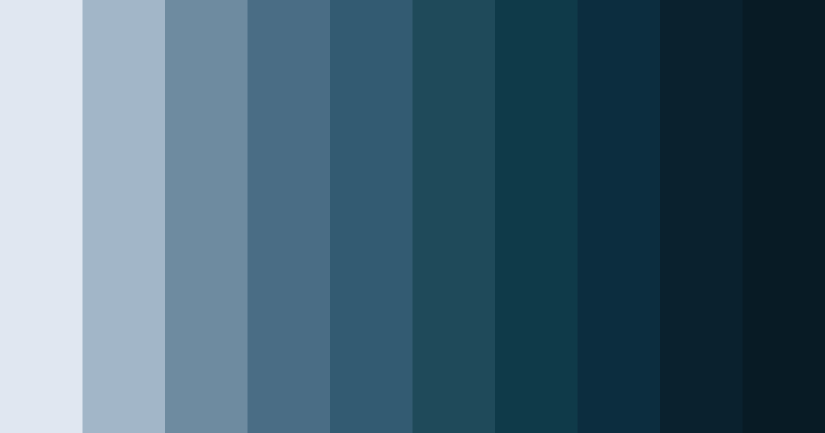 Download dark navy color palette PNG image (landscape)