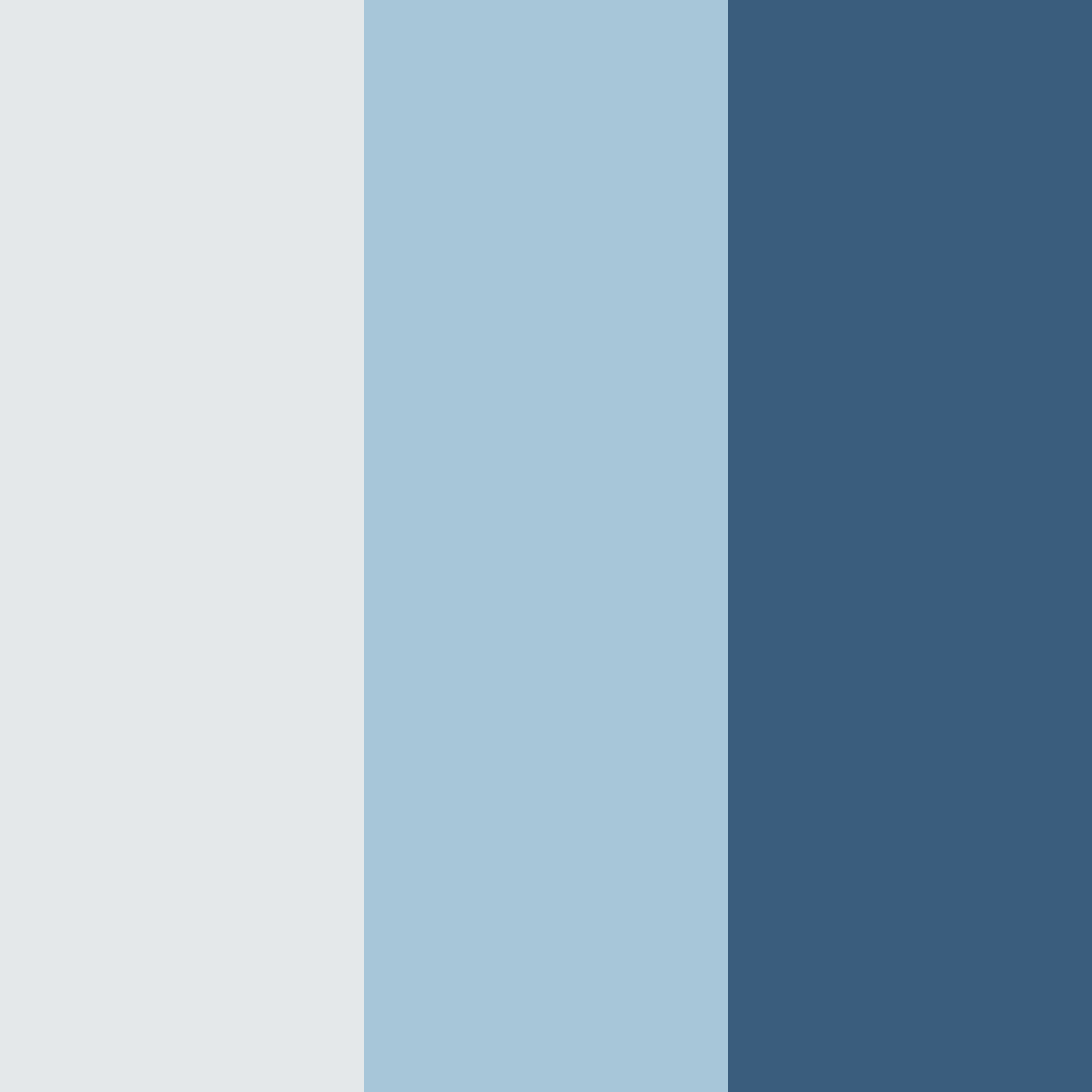 Download steel blue serenity color palette PNG image (square)