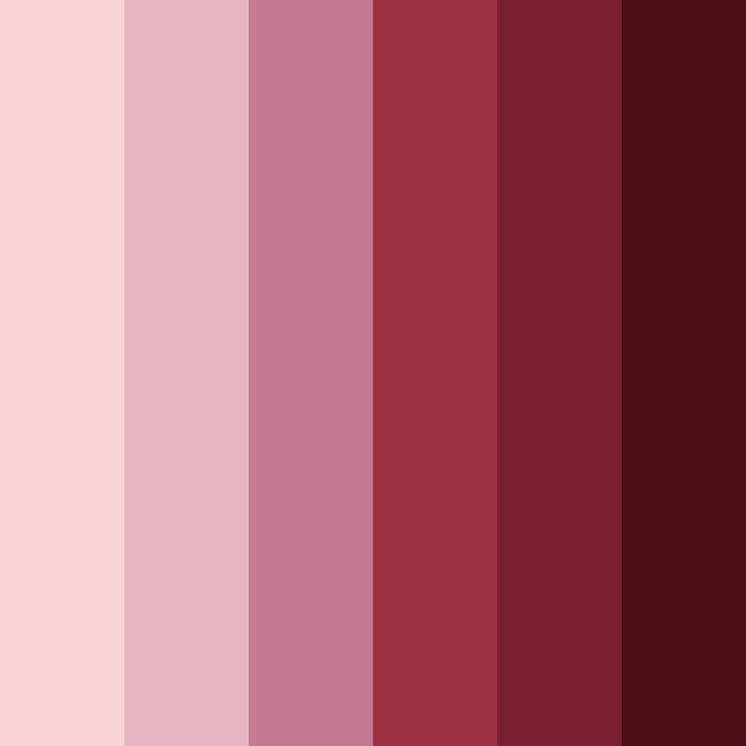 Download romantic merlot dream color palette PNG image (square)