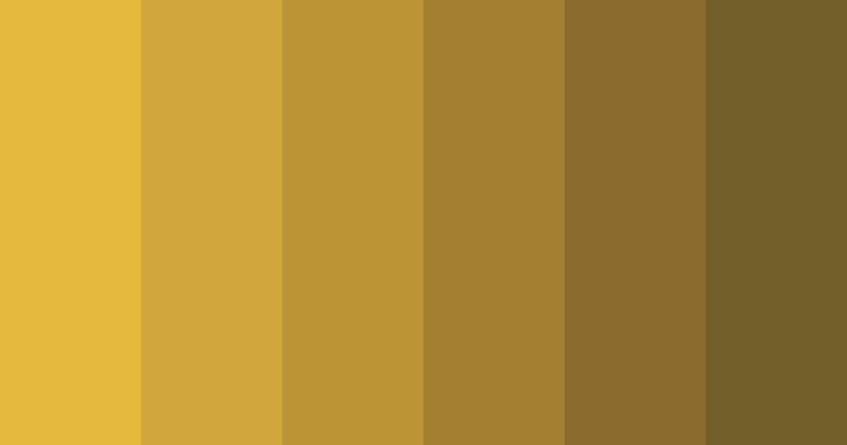 Download golden echoes color palette PNG image (landscape)