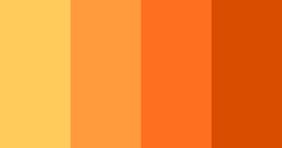 Download warm orange color palette PNG image (landscape)