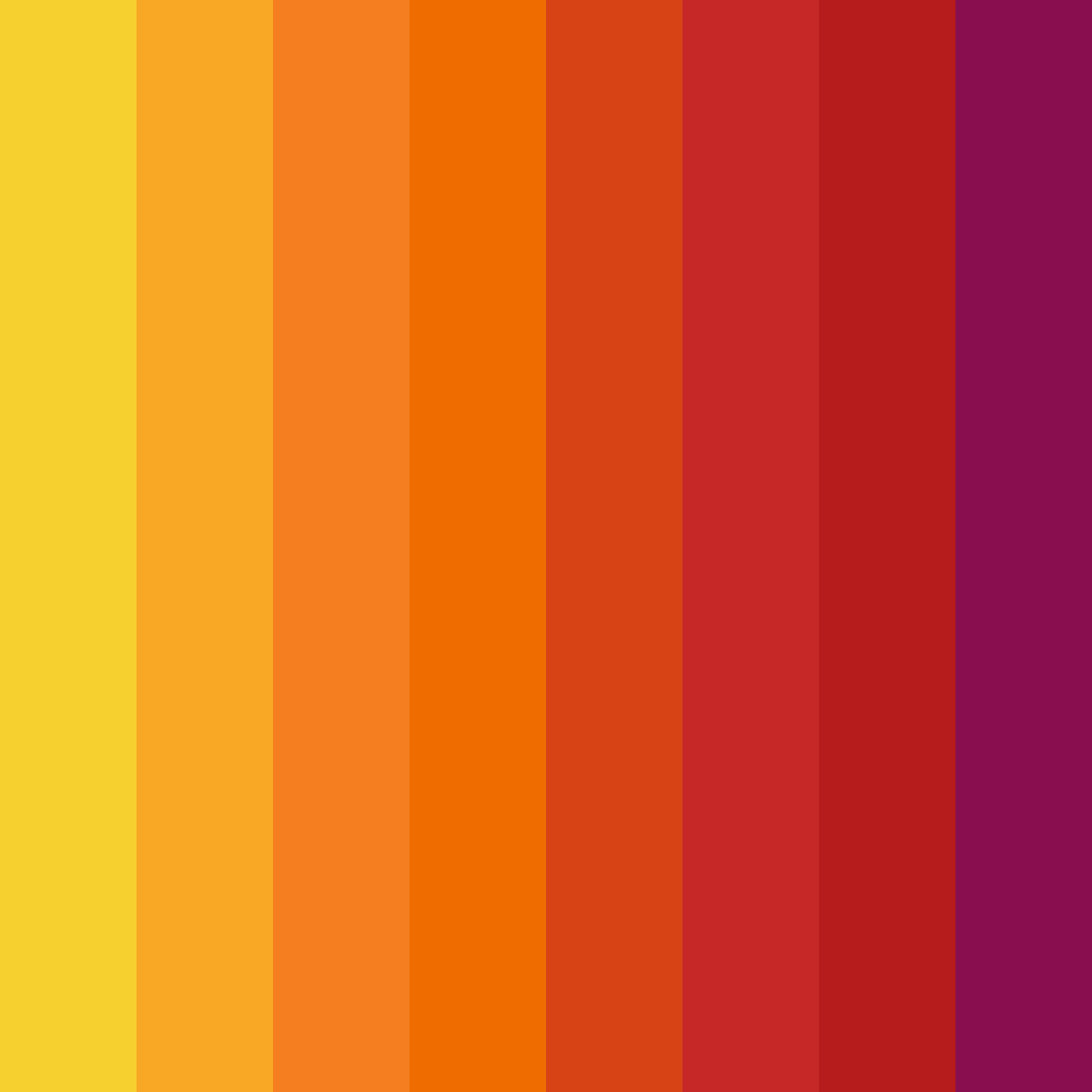 Download electric sunset color palette PNG image (square)