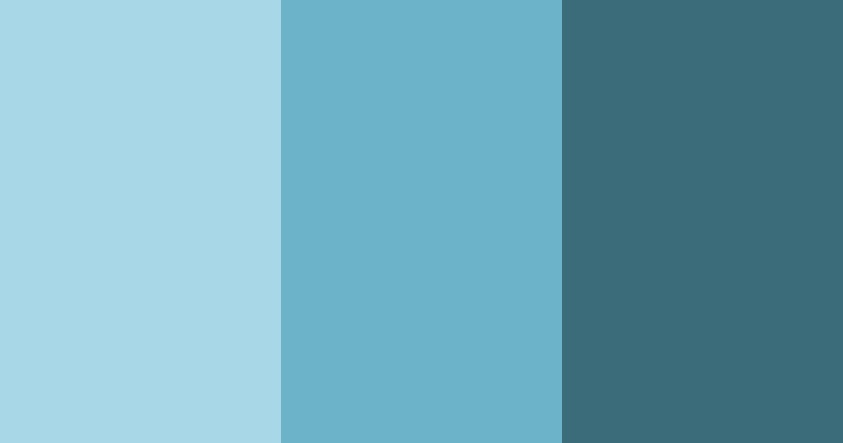 Download blue calm color palette PNG image (landscape)