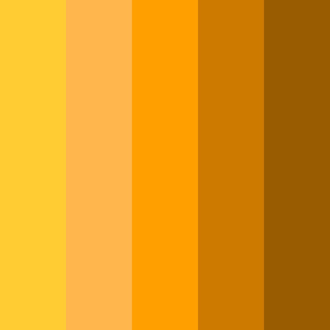 Download golden ember glow color palette PNG image (square)