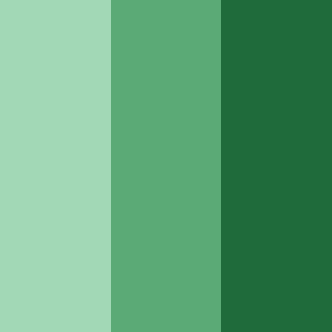 Download verdant whispers color palette PNG image (square)