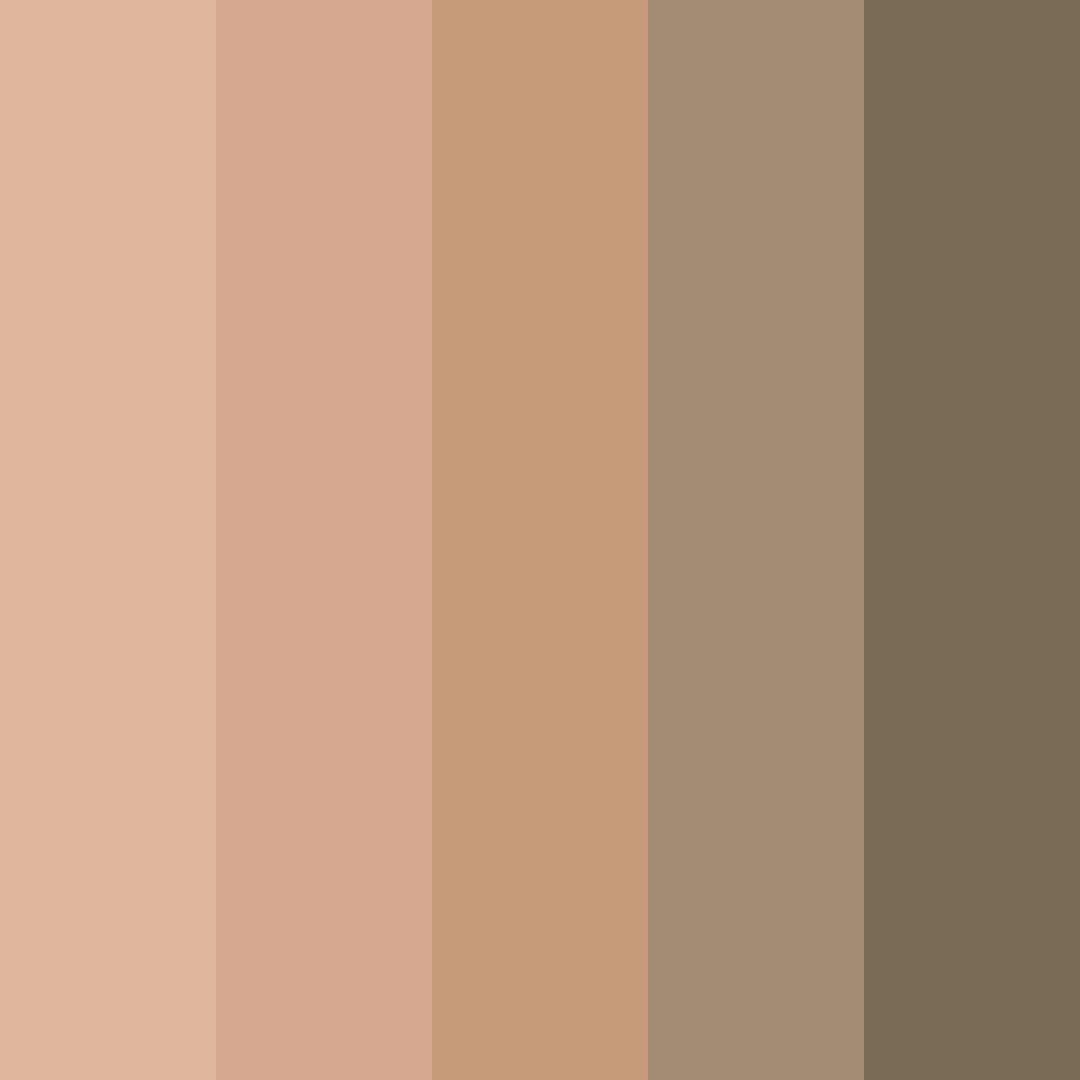 Download autumn whisper color palette PNG image (square)