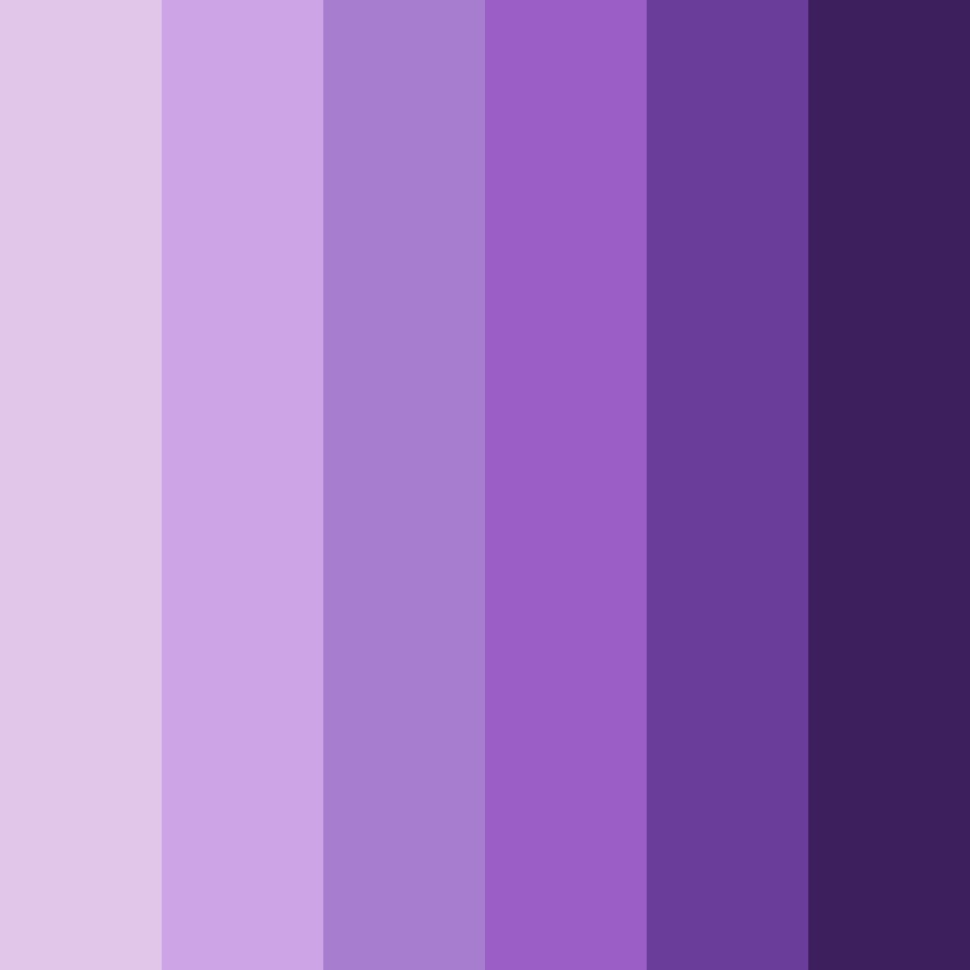 Download dreamy amethyst twilight color palette PNG image (square)