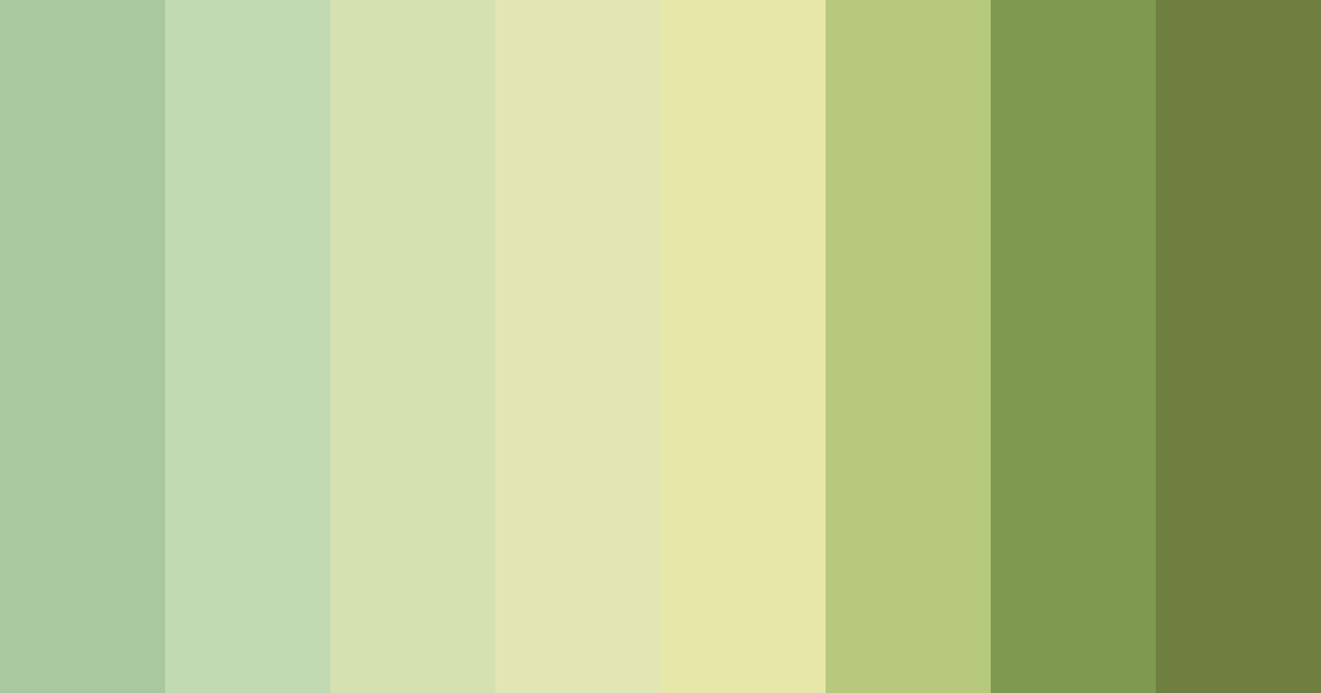 Download green serenity color palette PNG image (landscape)