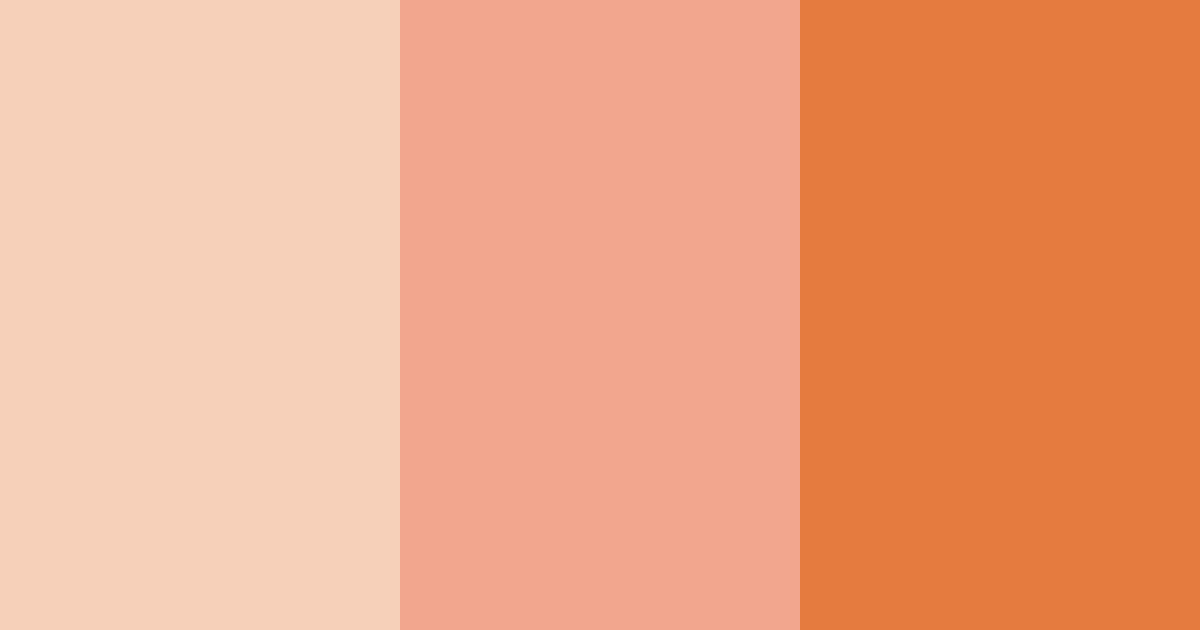 Download peach cake color palette PNG image (landscape)