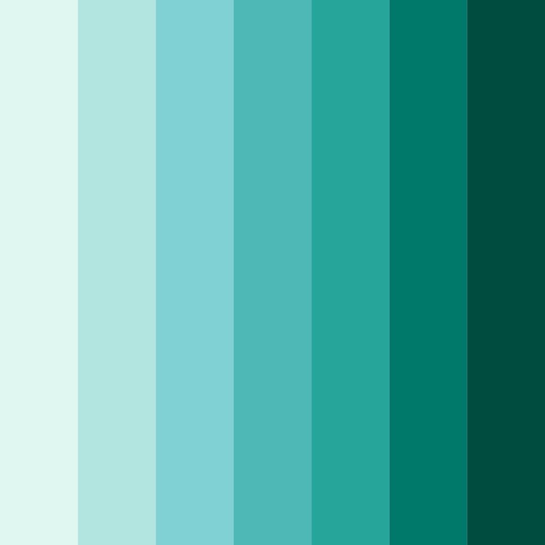 Download harmonious waters color palette PNG image (square)