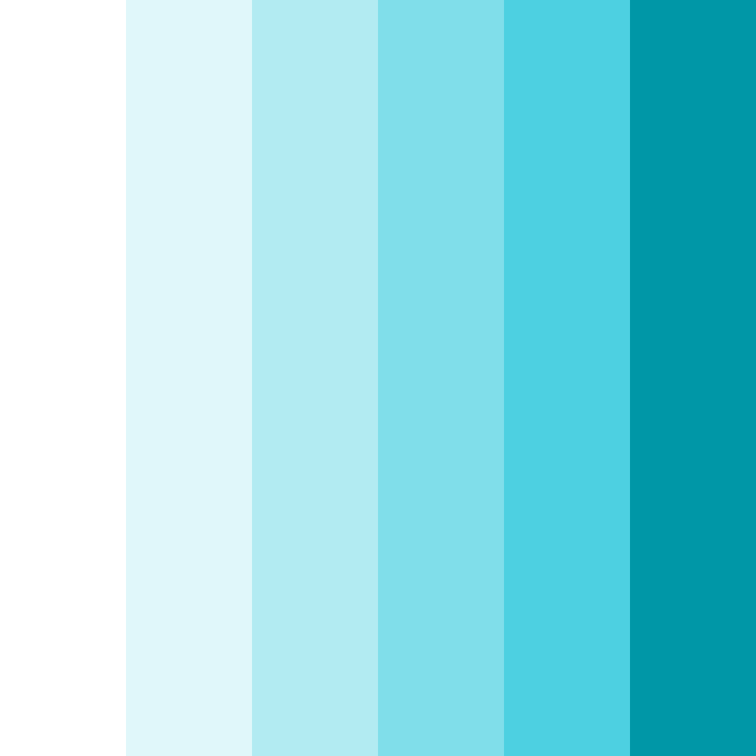 Download light blue snow color palette PNG image (square)