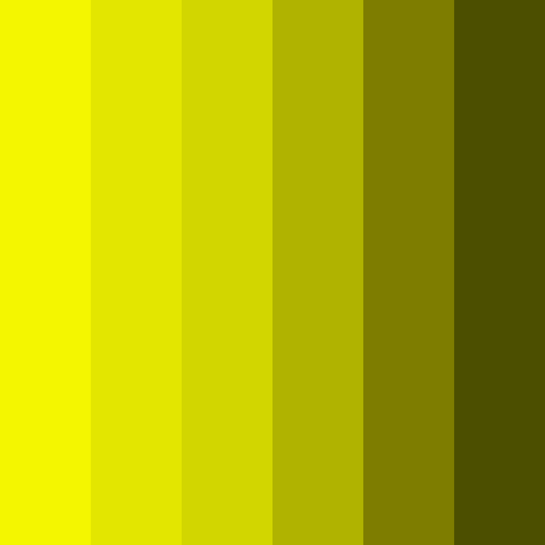 Download bright neon yellow color palette PNG image (square)