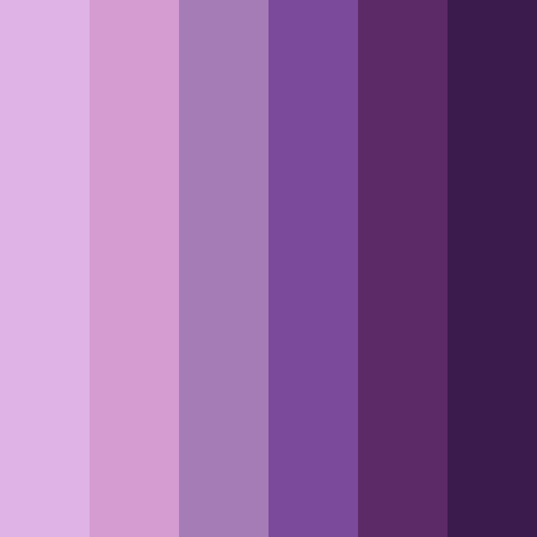 Download lavender reverie color palette PNG image (square)