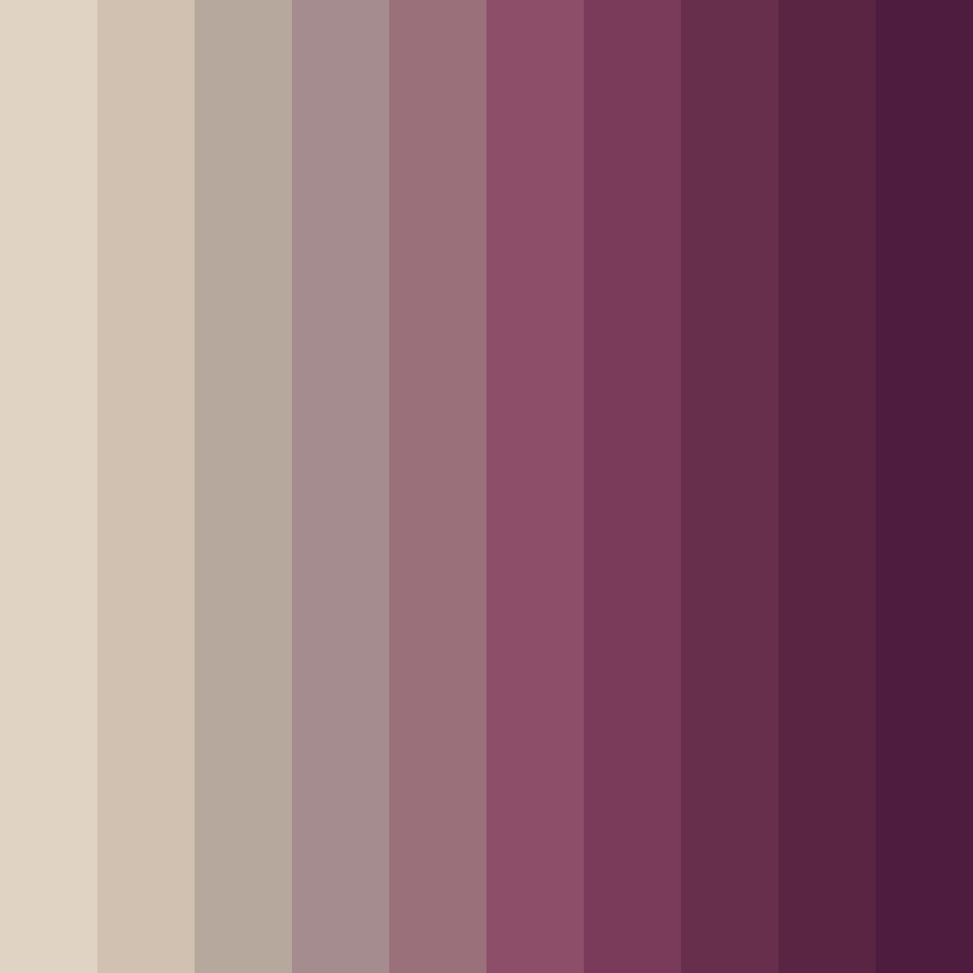 Download muted pink color palette PNG image (square)
