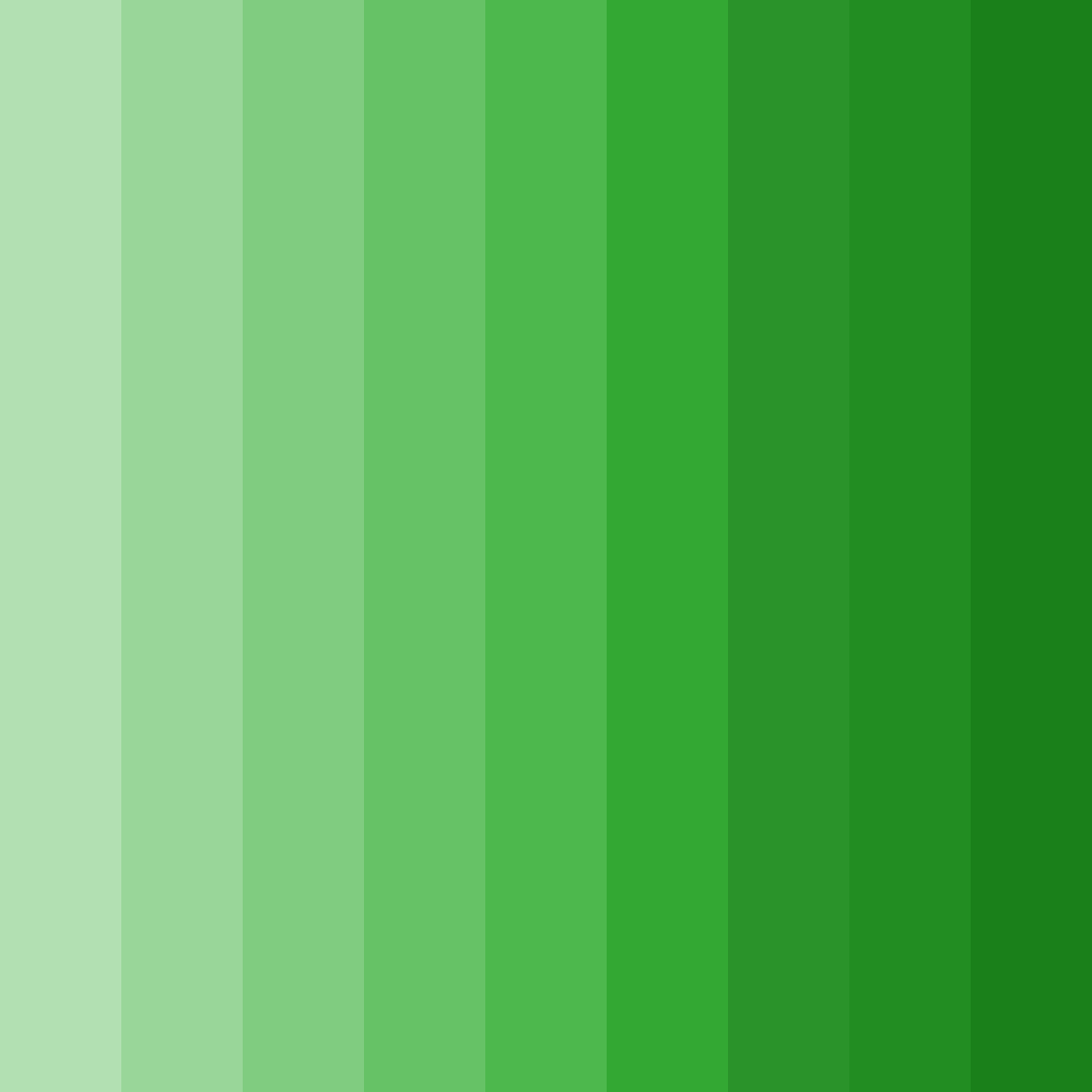 Download vitality verde color palette PNG image (square)