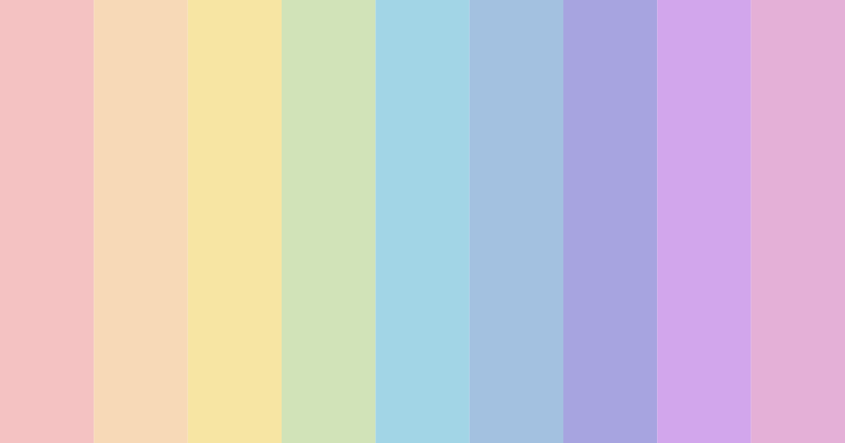 Download whimsical dreamscape color palette PNG image (landscape)
