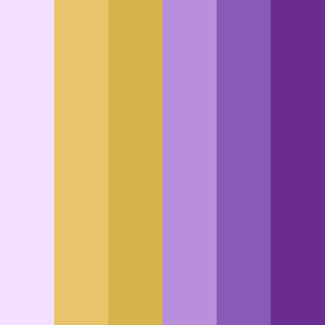Download lavender meadow color palette PNG image (square)
