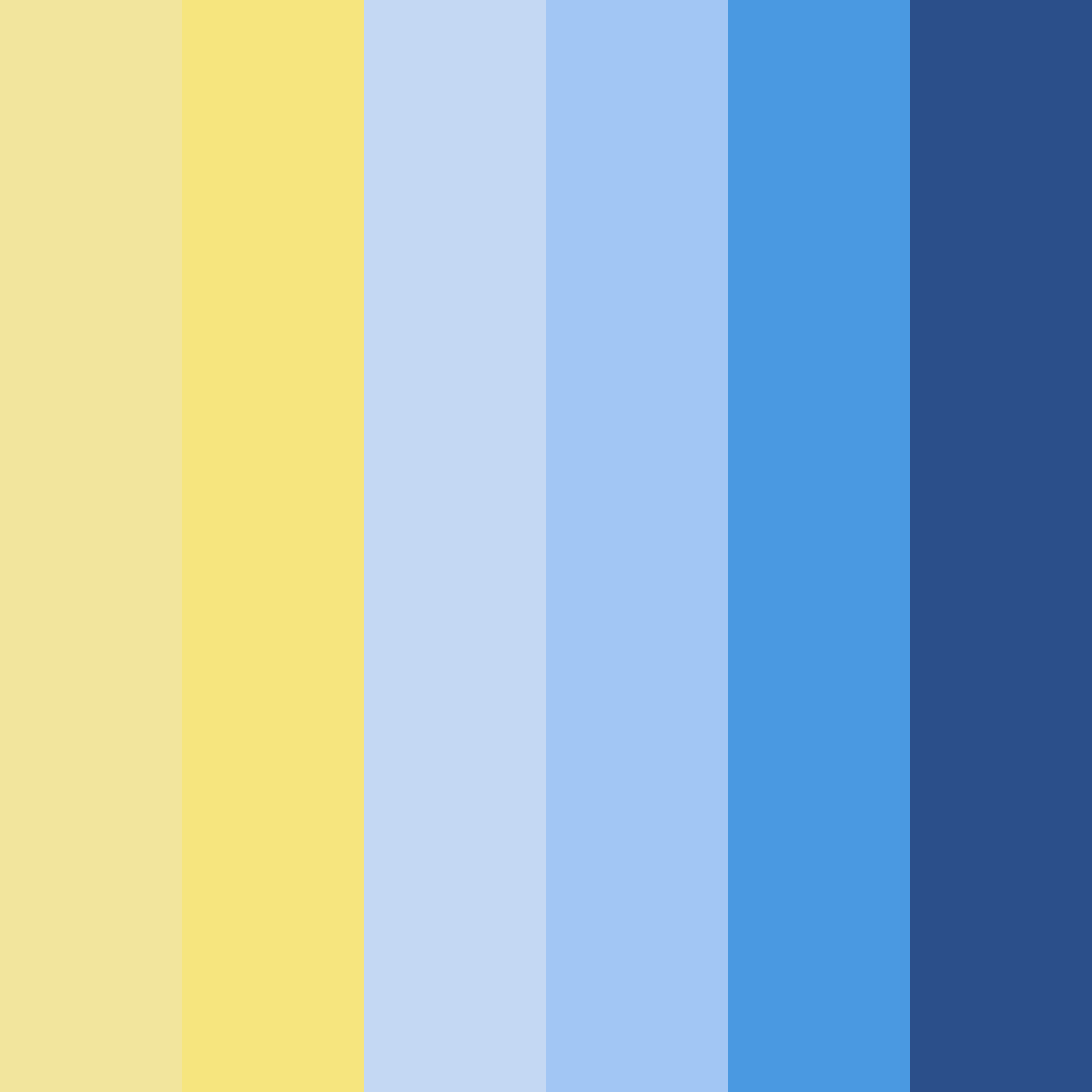 Download sunlit sky harmony color palette PNG image (square)
