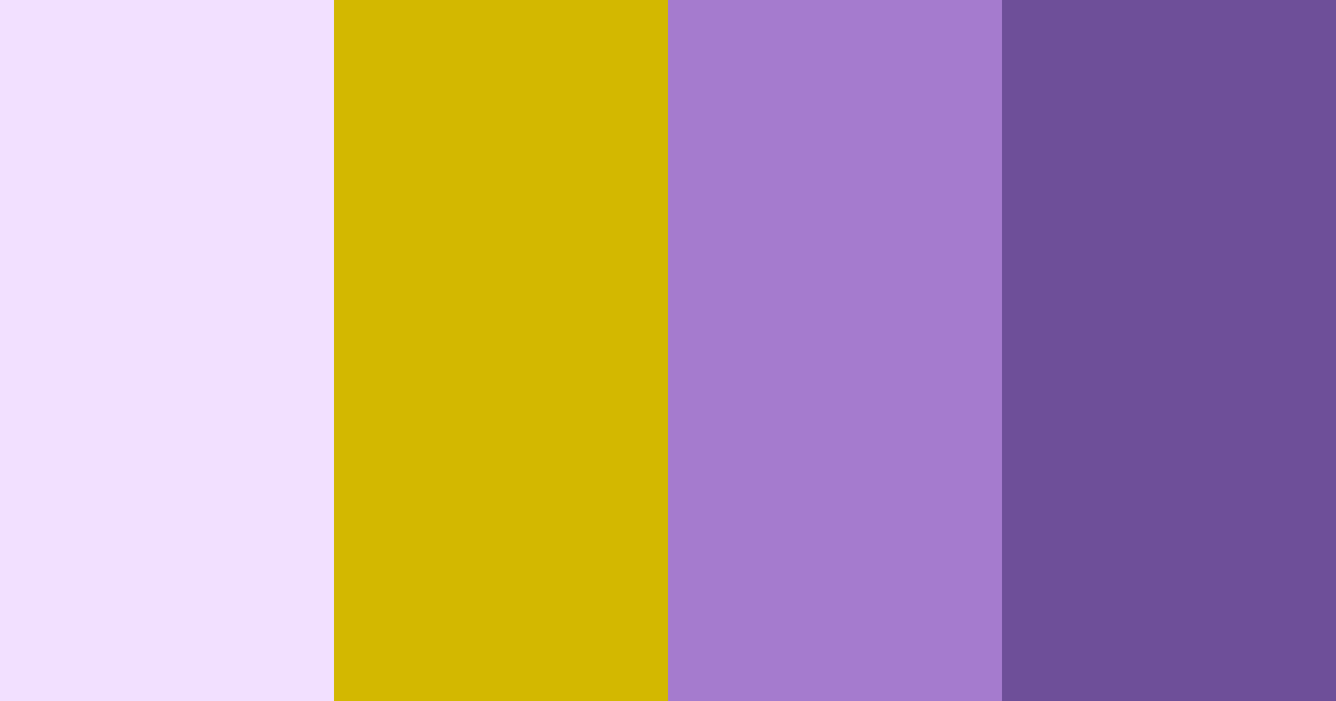 Download light purple and yellow dream color palette PNG image (landscape)