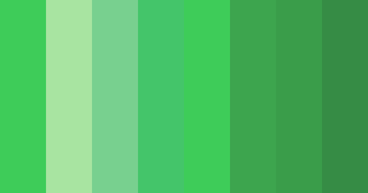 Download emerald oasis color palette PNG image (landscape)