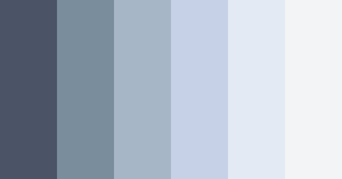 Download shades of blue color palette PNG image (landscape)