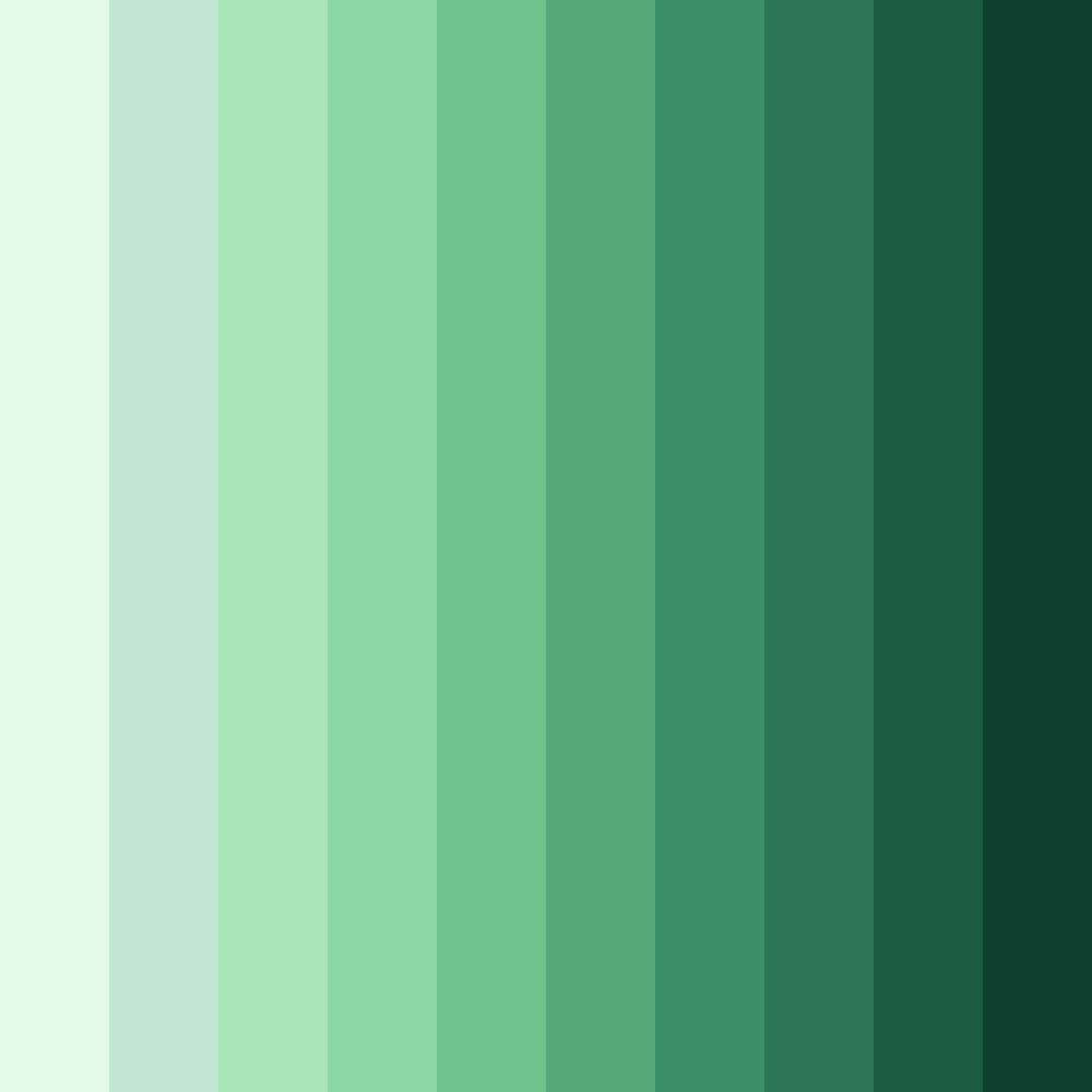 Download verdant oasis color palette PNG image (square)