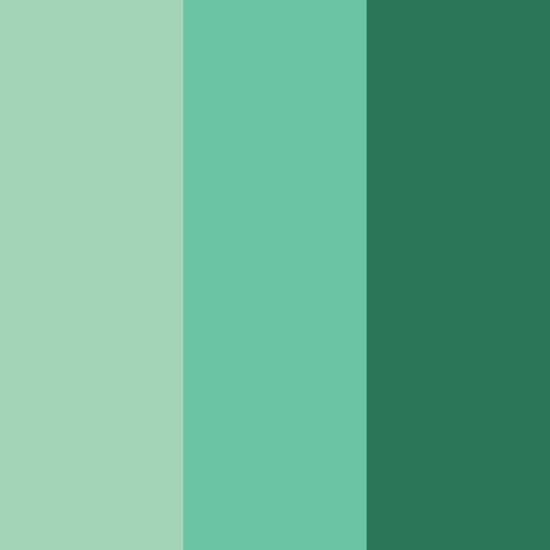 Download verdant serenity color palette PNG image (square)