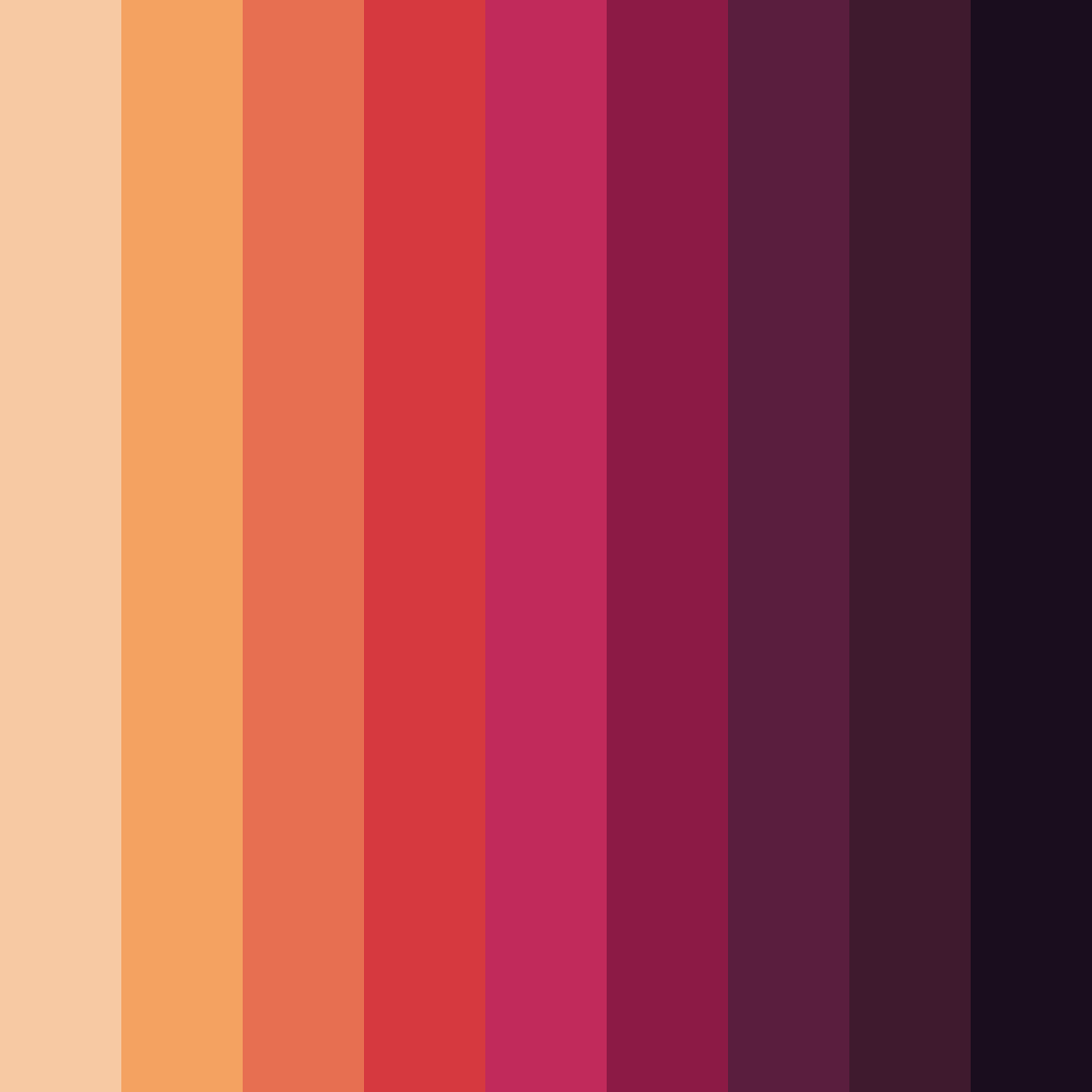 Download whispers of dusk color palette PNG image (square)