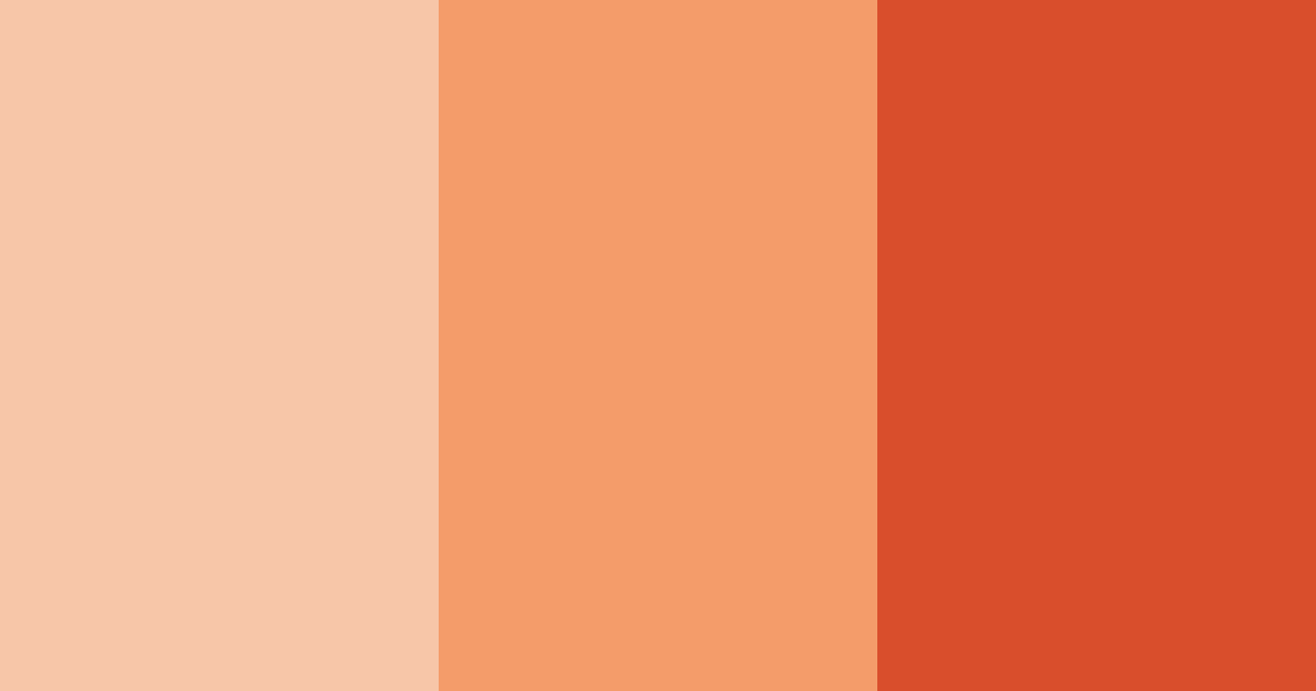 Download gentle orange color palette PNG image (landscape)