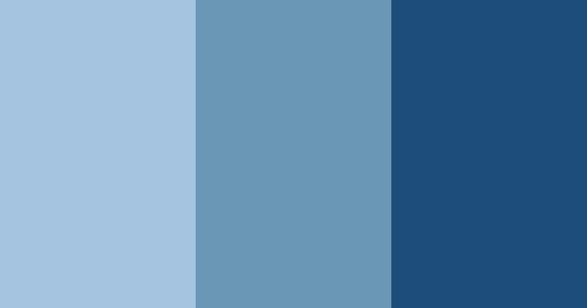 Navy Sky Color Palette ColorDrop