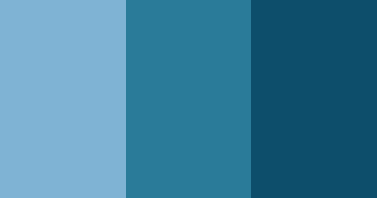 Download dark blue serenity color palette PNG image (landscape)