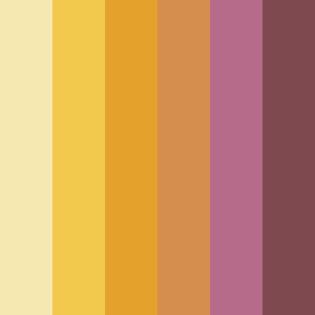 Download golden cinema color palette PNG image (square)