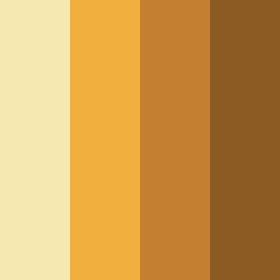 Download yellow meal color palette PNG image (square)